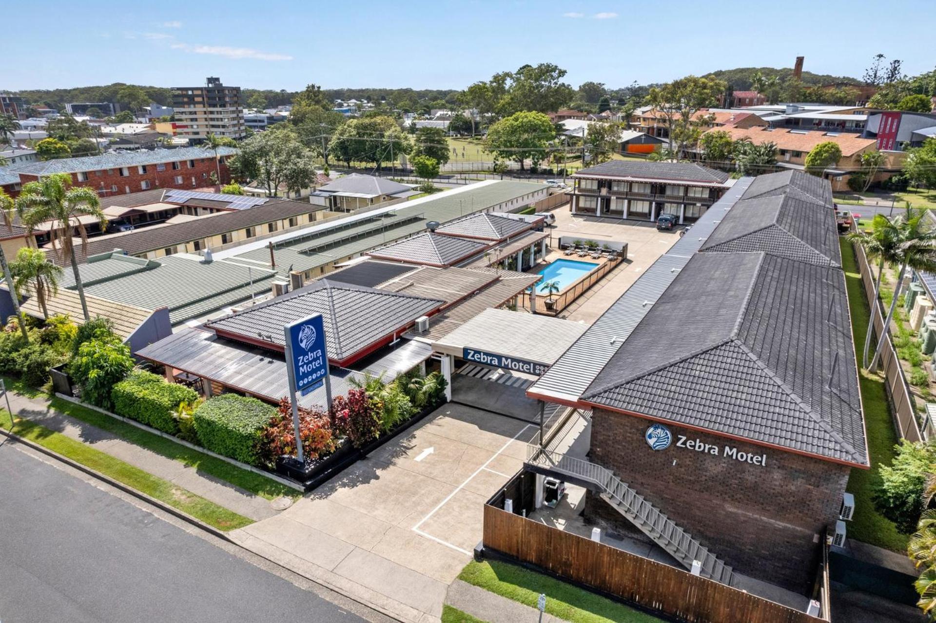Zebra Motel Coffs Harbour Kültér fotó